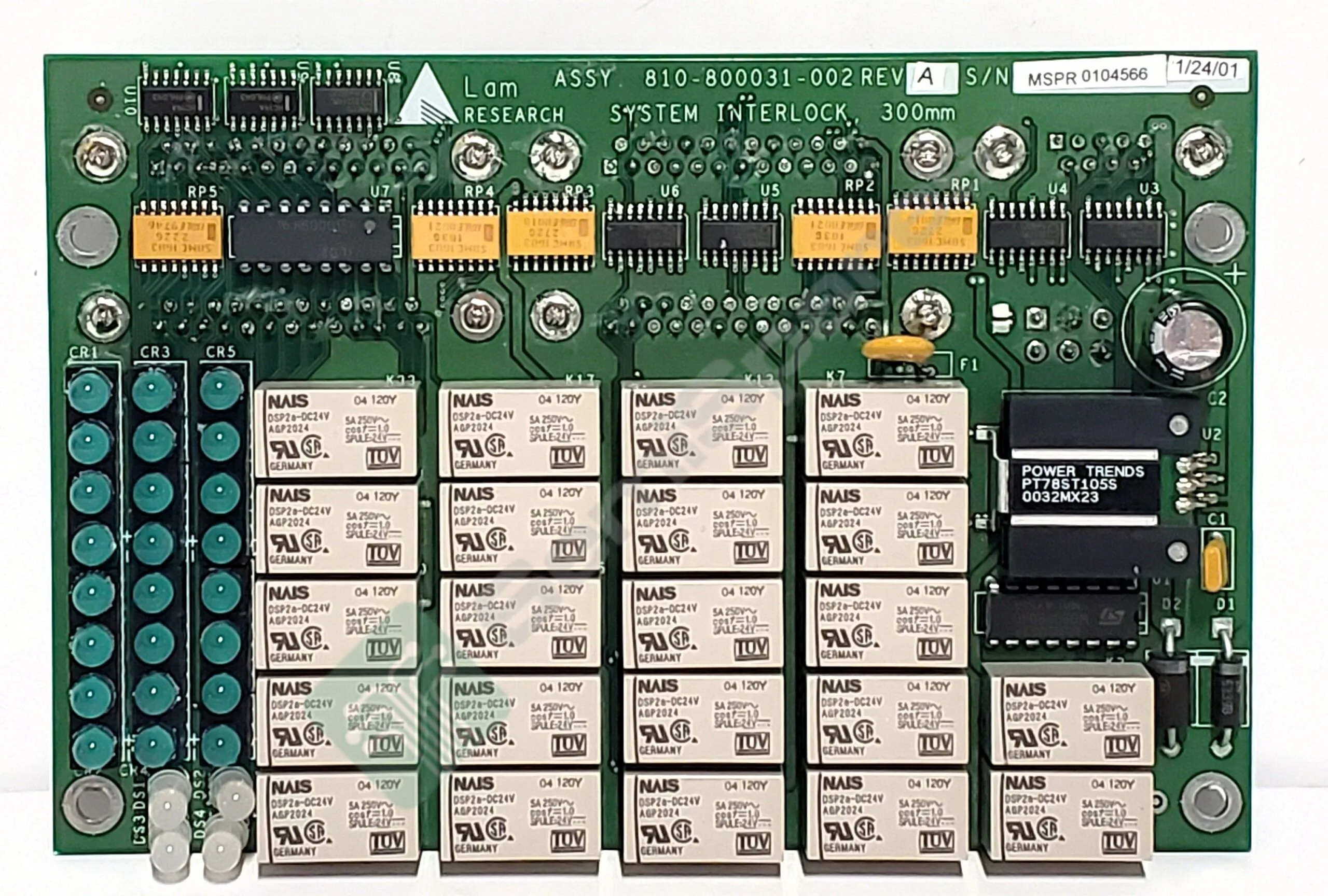 810-800031-002 | SYSTEM INTERLOCK ASSY REV. A SN: MSPR0104566