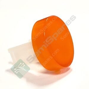 31-931.3 | SWITCH CAP PUSHBUTTON ROUND ORANGE SNAP FIT