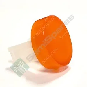 31-931.3 | SWITCH CAP PUSHBUTTON ROUND ORANGE SNAP FIT