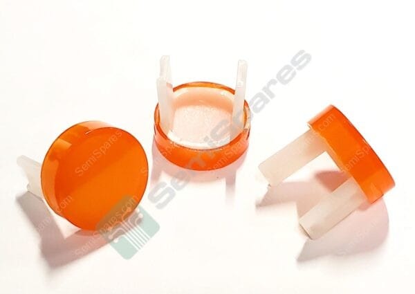 31-931.3 | SWITCH CAP PUSHBUTTON ROUND ORANGE SNAP FIT - Image 3
