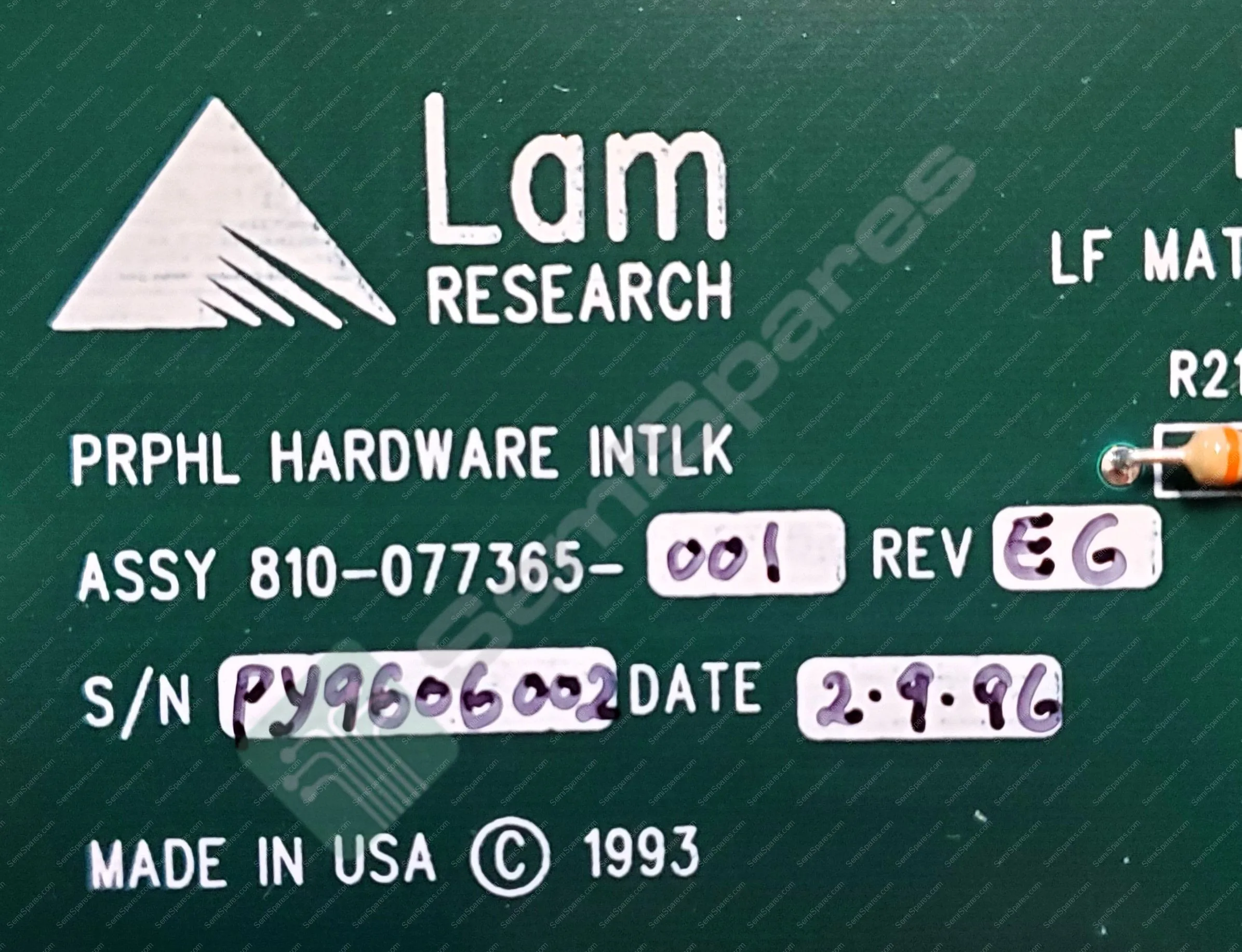 810-077365-001 | PRPHL HARDWARE INTLK REV E6 - Image 2