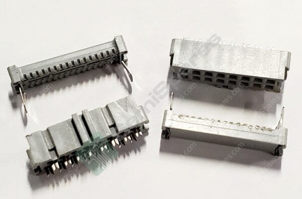 3452-6000 | 16 POSITION RETANGULAR TECEPTACLE CONNECTOR IDC GOLD 26-28 AWG FEMALE SOCKEY FREE HANGING RIBBON CABLE FEED - Image 5