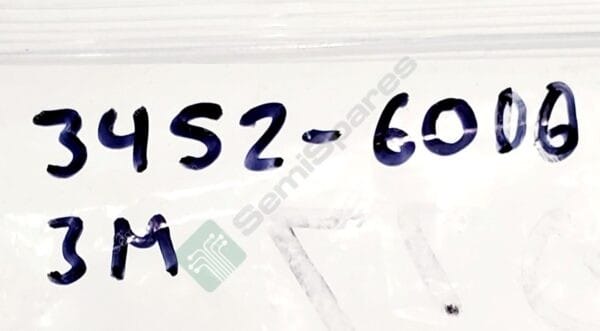 3452-6000 | 16 POSITION RETANGULAR TECEPTACLE CONNECTOR IDC GOLD 26-28 AWG FEMALE SOCKEY FREE HANGING RIBBON CABLE FEED - Image 6