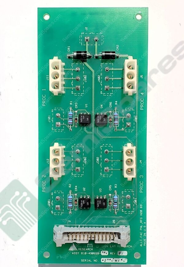 810-490658-001 | ALLI FAC PANEL, RFG H20 BOARD REV E1