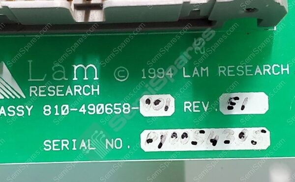 810-490658-001 | ALLI FAC PANEL, RFG H20 BOARD REV E1 - Image 2