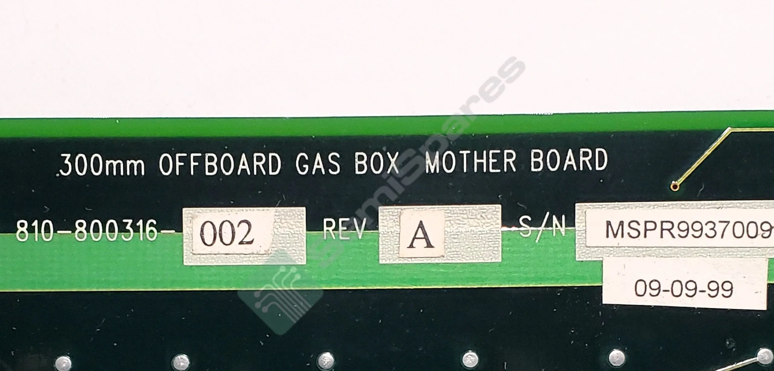 810-800316-002 | OFFBOARD GAS BOX MOTHERBOARD 300MM REV A - Image 2
