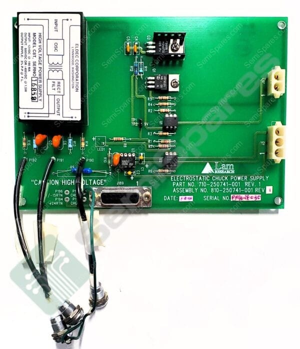 810-250741-001 | ELECTROSTATIC CHUCK POWER SUPPLY REV 1SN: PY9628030