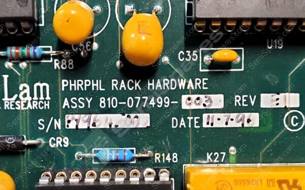 810-077499-003 | PHRPHL RACK HARDWARE PCB ASSEMBLY REV. E1 SN: PY9645002 - Image 2