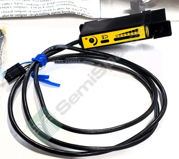 D12SP6FP | FIBER OPTIC SENSOR PNP 10V-30V LED CABLE ADJUSTABLE (COMPLETE SET NO BOX) - Image 3
