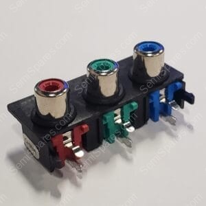 RCJ-32265 | CONN RCA JACK FEMALE BLACK RIGHT ANGLE