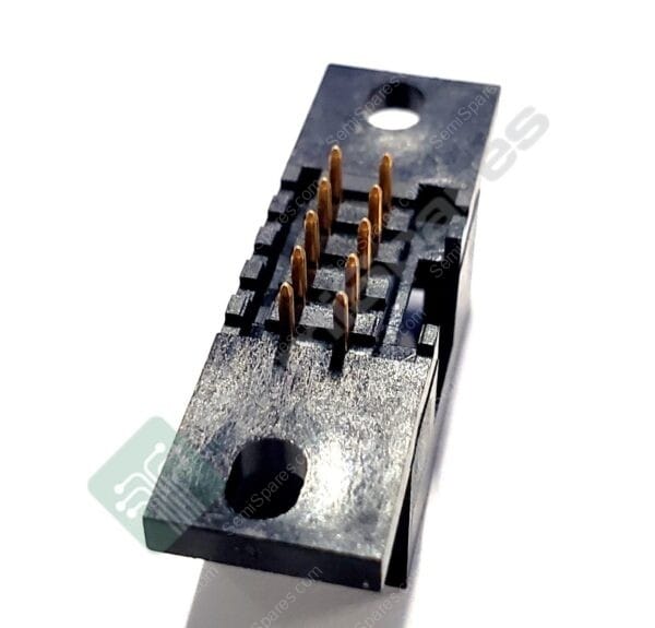 87474-1 | CONNECTOR HEADER THROUGH HOLE 10 POSITION 2.54MM MALE PIN SHROUDED 4 WALL DETENT LOCK SOLDER BLACK - Image 2