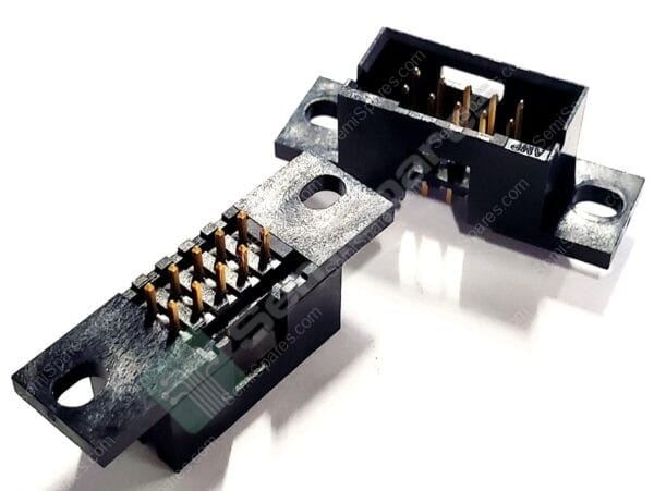 87474-1 | CONNECTOR HEADER THROUGH HOLE 10 POSITION 2.54MM MALE PIN SHROUDED 4 WALL DETENT LOCK SOLDER BLACK - Image 3