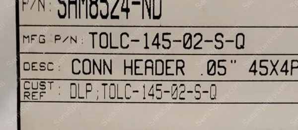 TOLC-145-02-S-Q | CONN HEADER SMD 180POS 1.27MM SURFACE MOUNT MALE PIN SOLDER SHROUDED 4 WALL PUSH PULL - Image 4
