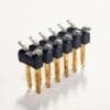 15-91-0120 | SMT BRKWY HEADER 12 PIN GOLD 2 ROW SOLDER STRAIGHT MALE PN 250V
