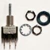 M2012SS1W03 | SWITCH TOGGLE SPDT 6A 125V PANEL MOUNT STANDARD ROUND PC PIN AC 125V DC 30V