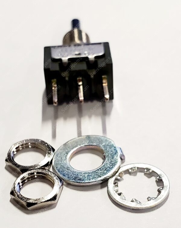 M2012SS1W03 | SWITCH TOGGLE SPDT 6A 125V PANEL MOUNT STANDARD ROUND PC PIN AC 125V DC 30V - Image 4
