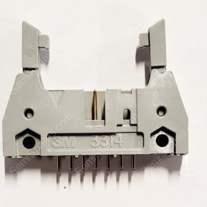 3314-6602 | CONN HEADER 14POS 2.54MM SOLDER SHROUDED MALE PIN THROUGH HOLE LATCH LOCK EJECT HOOKS