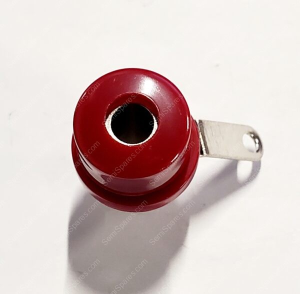 SPC15363 | BANANA TEST CONNECTOR JACK PANEL MOUNT NICKEL PLATED CONTACTS RED - Image 2