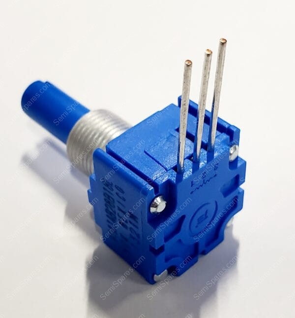 91A1A-B28-B18L | POTENTIOMETER NONE 1.0 KIERROS CONDUCTIVE PC PINS SLOTTED - Image 4