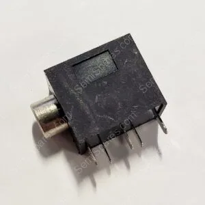 STX-3150-5N | PCB STEREO BLK 5P W/SWITCH BLK COVER PHONE CONNECTORS 3.5MM FEMALE RIGHT ANGLE 16V