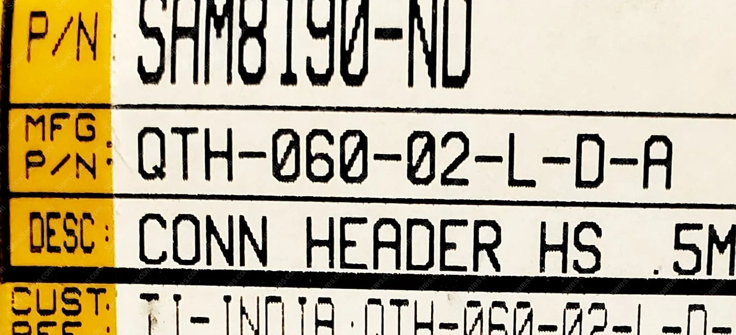 QTH-060-02-L-D-A | CONN HEADER HS .5MM 120POS DL AU - Image 4