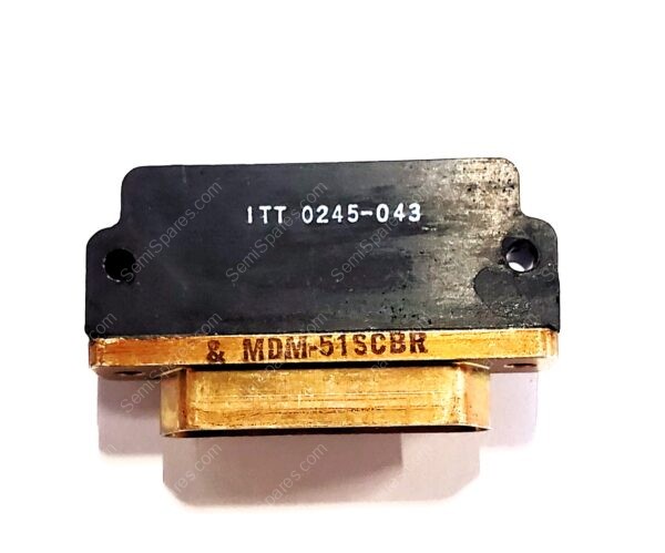 MDM-51SCBR | CONN MICRO-D RCPT 51POS R/A SLDR - Image 2