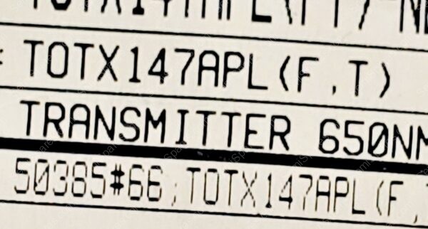 TOTX147APL | TRANSMITTER 650NM FIBER MODULE - Image 5