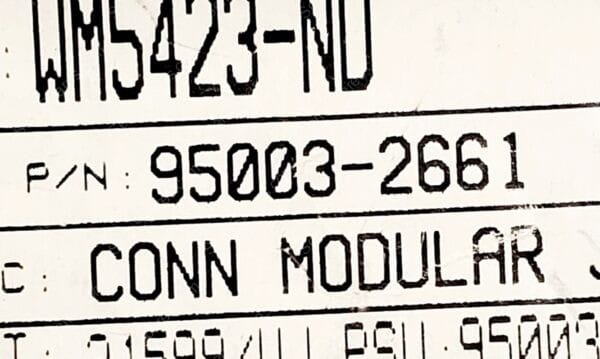 950032661 | CONN MOD JACK 6P6C VERT UNSHLD - Image 5
