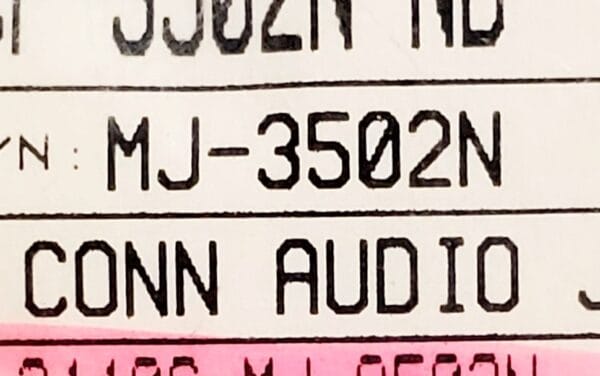 MJ-3502N | CONN JACK MONO 3.5MM R/A - Image 5