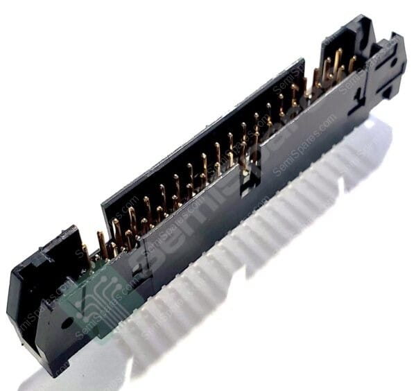 1658694-3 | CONNECTOR HEADER THROUGH HOLE 40 POSITIO 2.54MM MALE PIN SHROUDED 4 WALL PRESS FIT SOLDER PUSH PULL BLACK - Image 2