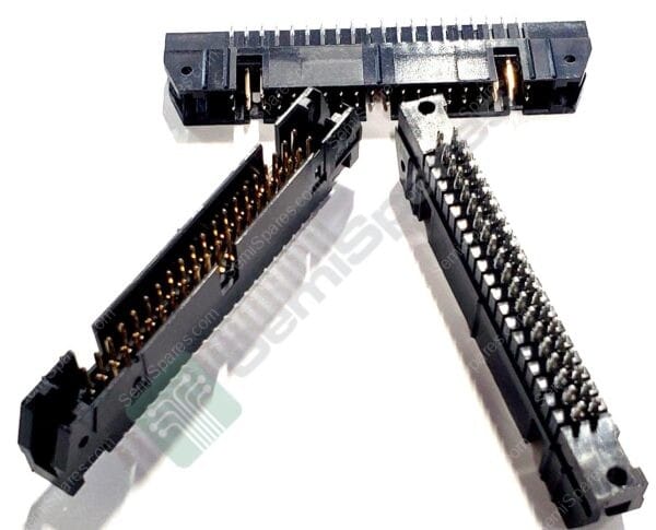 1658694-3 | CONNECTOR HEADER THROUGH HOLE 40 POSITIO 2.54MM MALE PIN SHROUDED 4 WALL PRESS FIT SOLDER PUSH PULL BLACK - Image 4