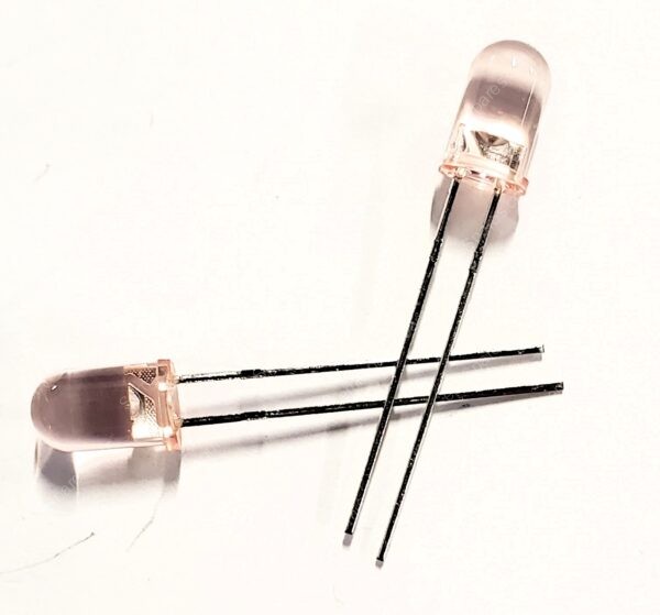 BR4361F | PINK LED 2 x 3.2MM RECTANGULAR SHAPE FORWARD 1.7V REVERSE 4V THROUGH HOLE OBSOLETE - Image 3