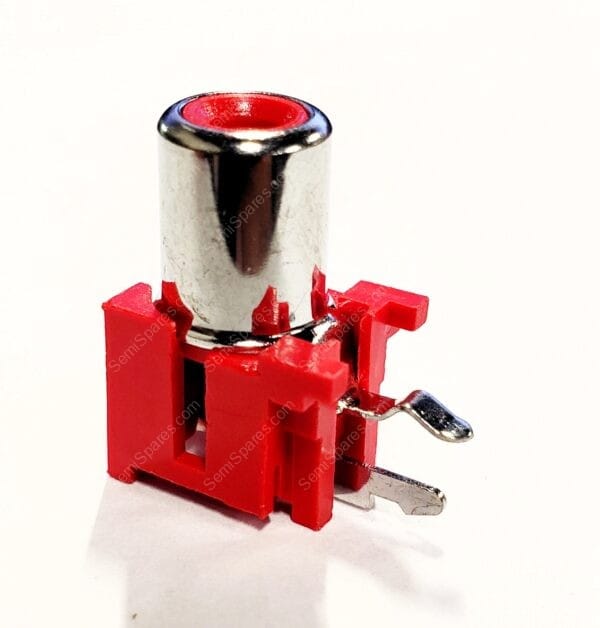 161-0096 | RCA PHONO CONN PCB SNAP IN MOUNT RED FEMALE RIGHT ANGLE 500V OBSOLETE