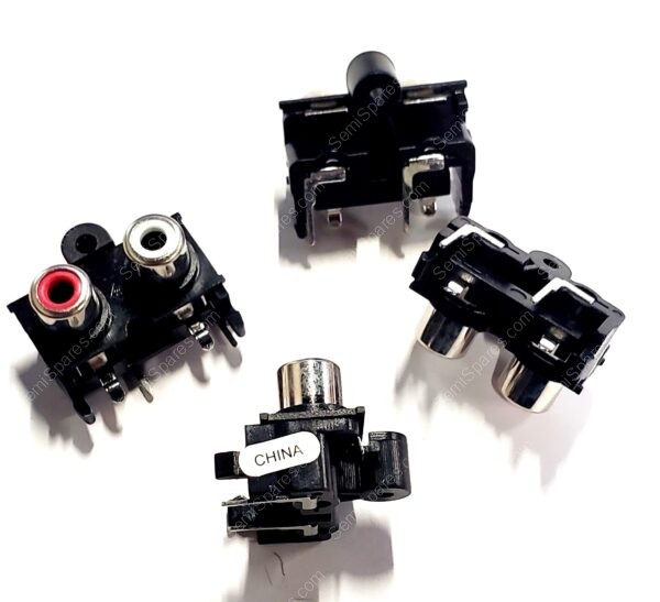 RCJ-2123 | FEMALE 2 SETS OF 2 CONDUCTOR 4 CONTACTS THROUGHT HOLE RIGHT ANGLE - Image 3