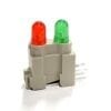 69004127 | RED/ GREEN DOUBLE LED 3.2MM MOUNTIING PLANE SHORT TYPE FRONT PANELS