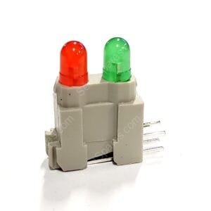 69004127 | RED/ GREEN DOUBLE LED 3.2MM MOUNTIING PLANE SHORT TYPE FRONT PANELS