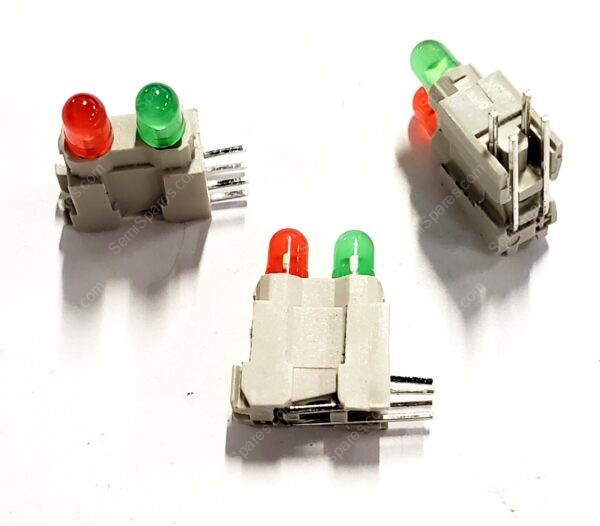 69004127 | RED/ GREEN DOUBLE LED 3.2MM MOUNTIING PLANE SHORT TYPE FRONT PANELS - Image 3