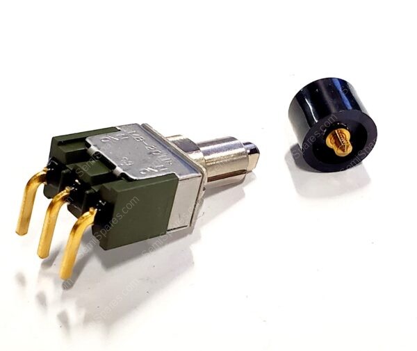 MB2011SS2G30-CA-RO | PCB MOUNT PUSH BUTTON SWITCH RIGHT ANGLE PC PIN GOLD PLUNGER OBSOLETE - Image 3