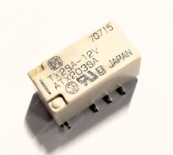 TX2SA-12V | RELAY TELECOM DPDT 2A 12V