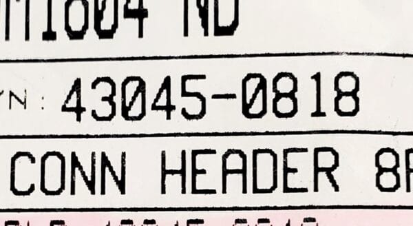 43045-0818 | CONN HEADER SMD 8POS 3MM - Image 4