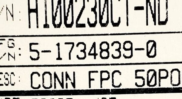 5-1734839-0 | CONN FPC TOP 50 POS 0.5MM R/A - Image 4