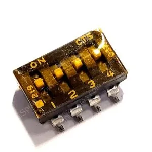 219-4MST | SWITCH SLIDE DIP SPST 0.1A 20V