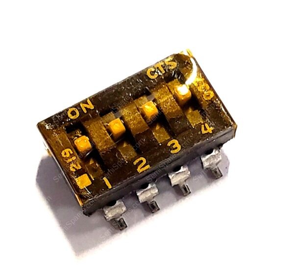 219-4MST | SWITCH SLIDE DIP SPST 0.1A 20V