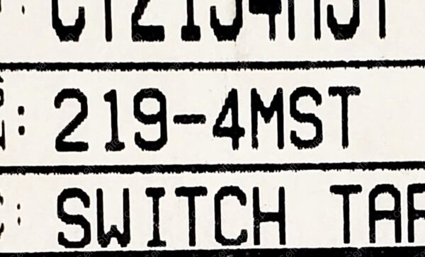 219-4MST | SWITCH SLIDE DIP SPST 0.1A 20V - Image 4