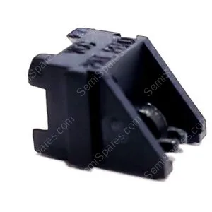 PCH175 | LED SOCKET 5MM RA BLACK NYLON