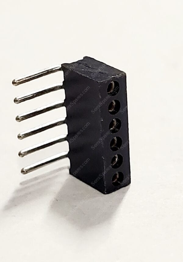 204-1-006-0-HTH-LSO | BOARD CONNECTOR, 6 CONTACTS, 1 ROW FEMALE RIGHT ANGLE 0.05 INCH PITCH SOLDER TERMINAL LOCKING