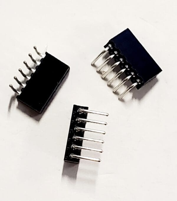 204-1-006-0-HTH-LSO | BOARD CONNECTOR, 6 CONTACTS, 1 ROW FEMALE RIGHT ANGLE 0.05 INCH PITCH SOLDER TERMINAL LOCKING - Image 3