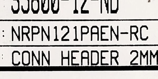 NRPN121PAEN-RC | CONN HEADER VERT 12 POS 2 MM - Image 4