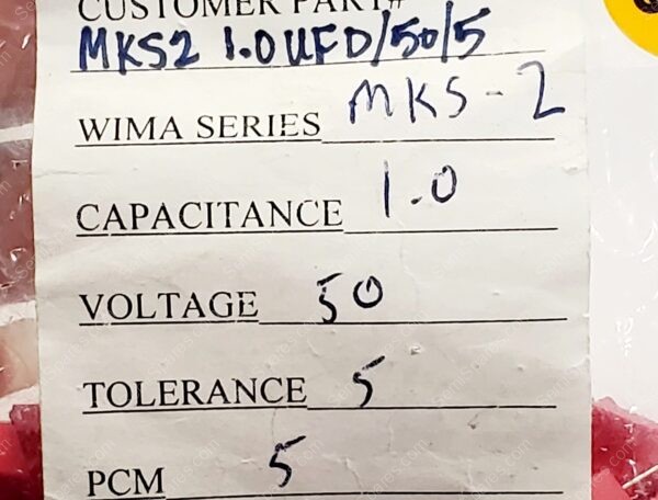 MKS2B041001C00JSC9 | CAP FILM 1UF 5% 50 VDC RADIAL - Image 4