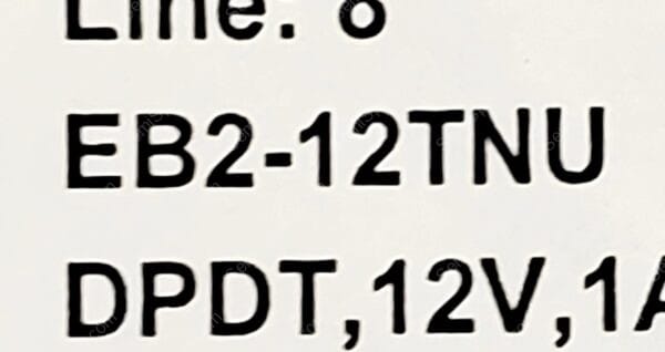 EB2-12TNU | RELAY GEN PURPOSE DPDT 1A 12V - Image 4